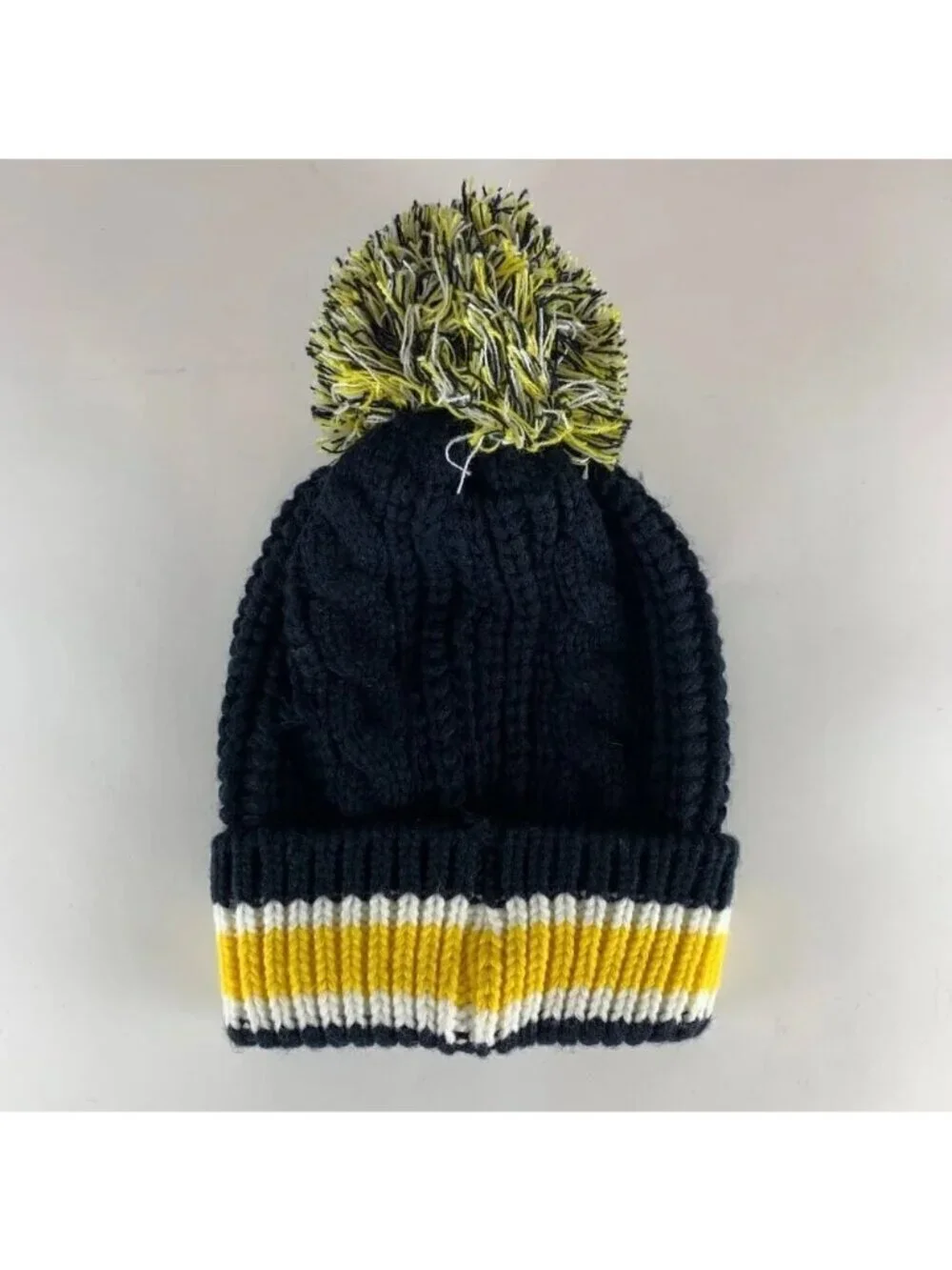 Lot of 3 Michigan Wolverines NCAA Womens Navy Blue Gold 47 Knit Pom Beanie Caps